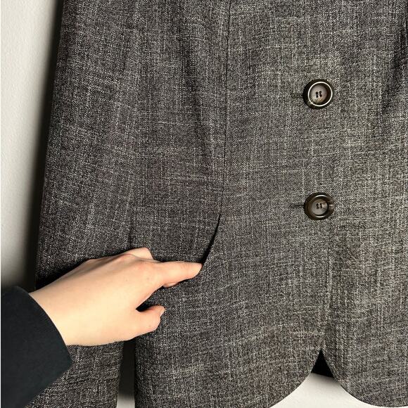 Lafayette 148 New York Wool Blend Tweed Pattern Evening Jacket Women's 8 - Picture 4 of 8